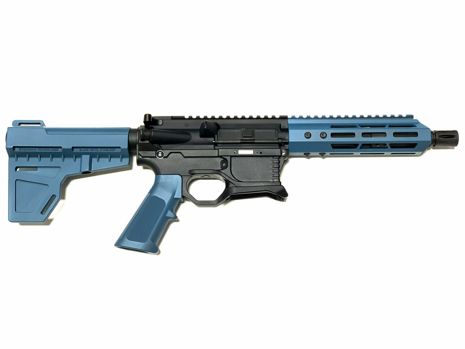 80% AR-15 Jesse James Blue Pistol Kit - 5.56 NATO 7.5 80% AR-15 Jesse James Blue Pistol Kit - 5.56 NATO 7.5