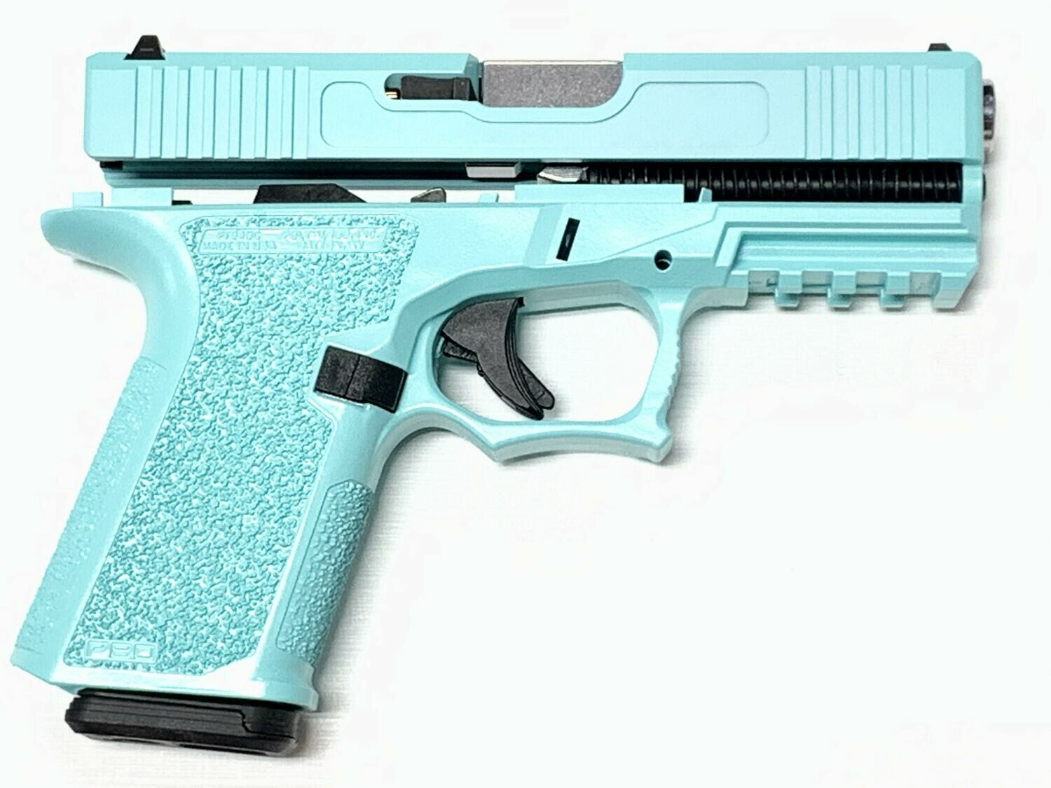 Patriot G19 80% Pistol Build Kit 9mm - Polymer80 PF940C - Robins Egg Tiffany Blue Patriot G19 80% Pistol Build Kit 9mm - Polymer80 PF940C - Robins Egg Tiffany Blue
