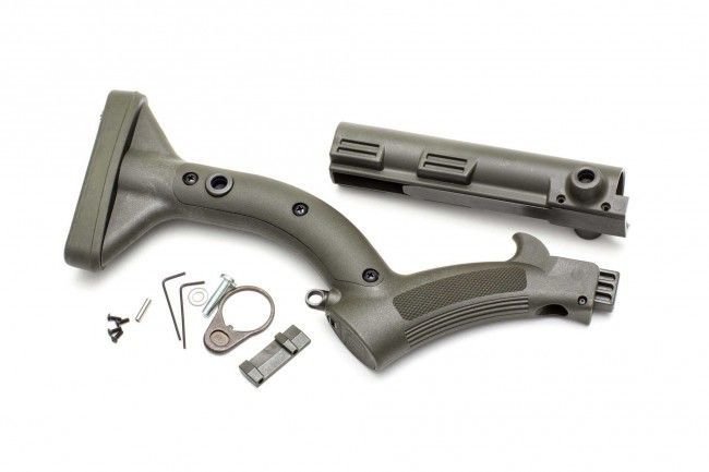 Enhanced Featureless Stock Kit FRS-15 - OD Green Enhanced Featureless Stock Kit FRS-15 - OD Green