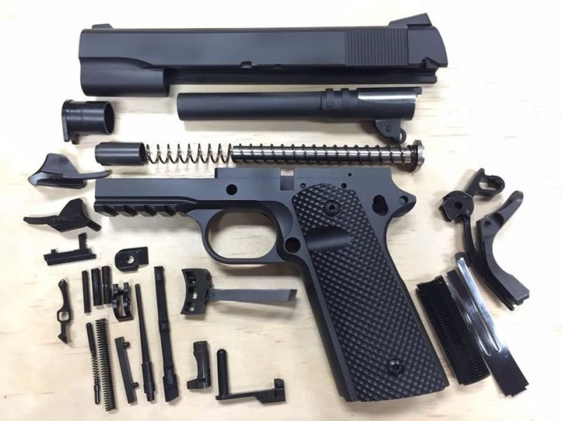 1911 Caliber 10mm S&W Tactical 80% Build Kit - Black 1911 Caliber 10mm S&W Tactical 80% Build Kit - Black