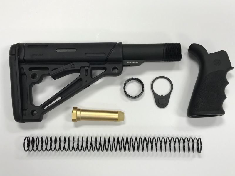 AR-15 Hogue Black Mil-Spec Stock Kit & Black Hogue Grip AR-15 Hogue Black Mil-Spec Stock Kit & Black Hogue Grip