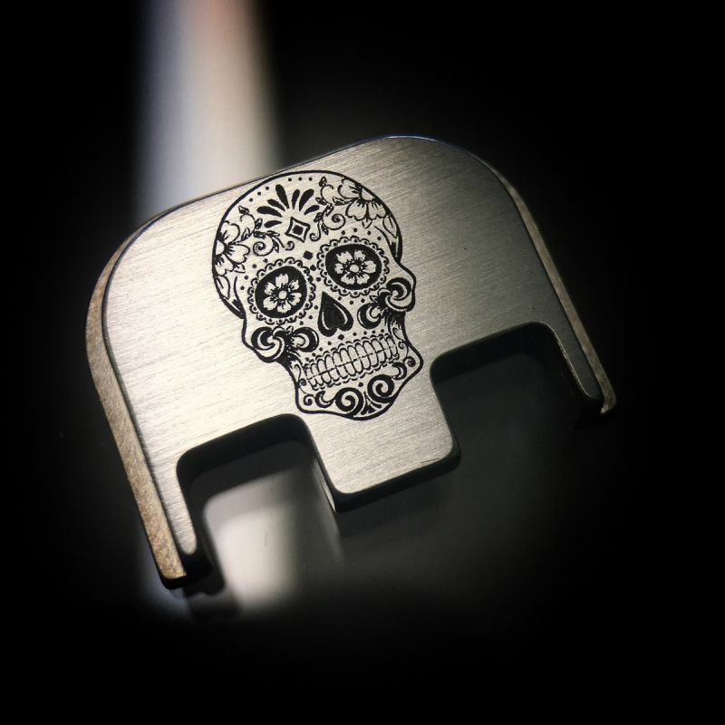 Sugar Skull - Titanium Back Plate Sugar Skull - Titanium Back Plate