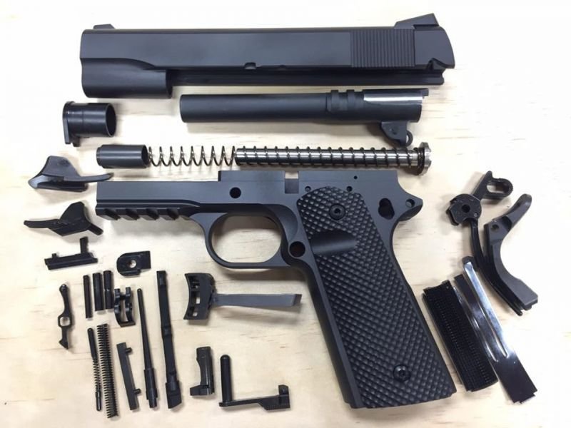 1911 Tactical 80% Builders Kit Black: Choice of .45 ACP or 9mm 1911 Tactical 80% Builders Kit Black: Choice of .45 ACP or 9mm