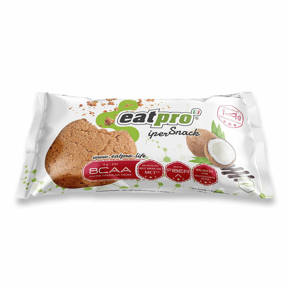 eatPro iperSnack al Cocco glassato al cacao, con BCAA EP020