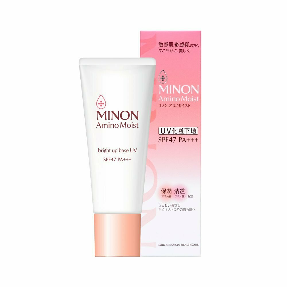 Minon Amino Bright Up Uv Make Up Base 25g Made In Japan