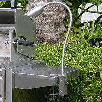 FLEX CLAMP BBQ LIGHT STAINLESS STEEL FLEX CLAMP BBQ LIGHT STAINLESS STEEL