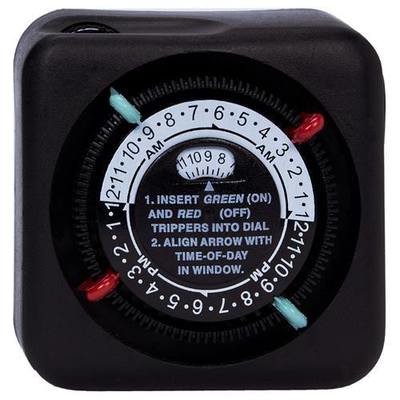 24-HOUR OUTDOOR MECHANICAL PLUG-IN PIN TIMER 24-HOUR OUTDOOR MECHANICAL PLUG-IN PIN TIMER