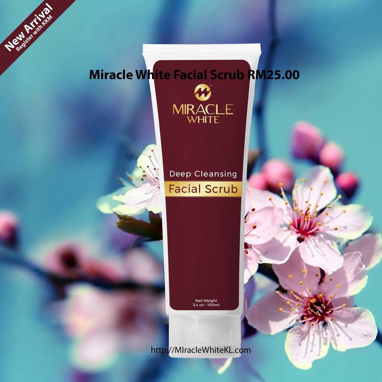 Miracle White Facial Scrub Miracle White Facial Scrub