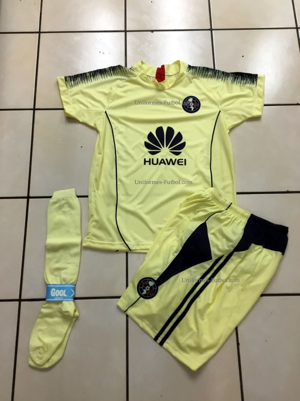 Uniforme de Futbol Amarrillo Local America Uniforme de Futbol Amarrillo Local America