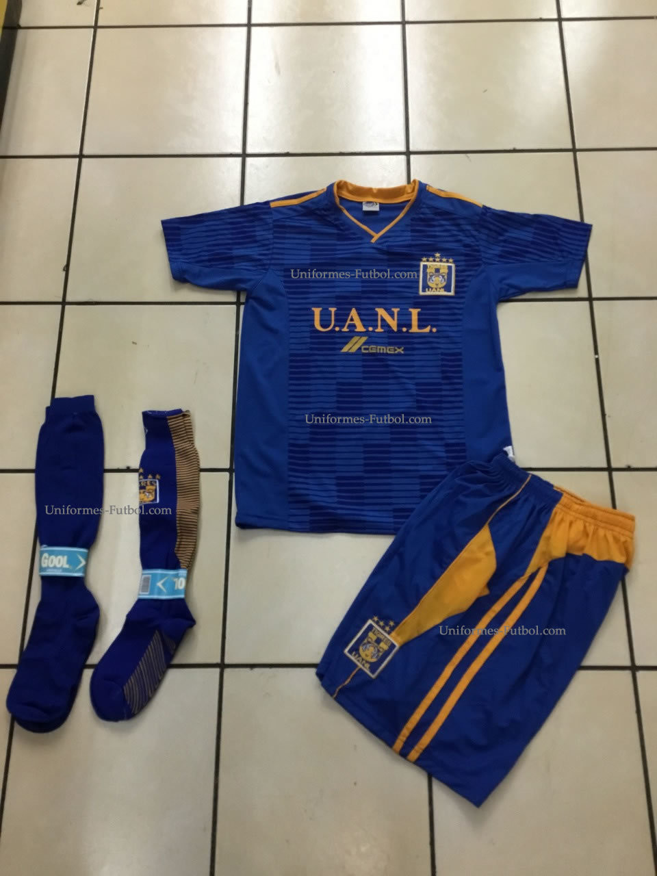 Uniforme de Futbol Azul Tigres Uniforme de Futbol Azul Tigres