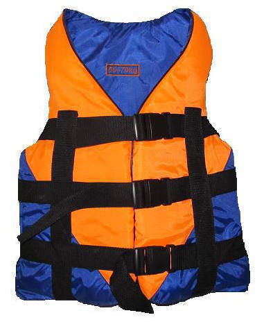 Жилет страховочный сине-оранжевый 110-130 кг argo-gilet-s-or-110-130