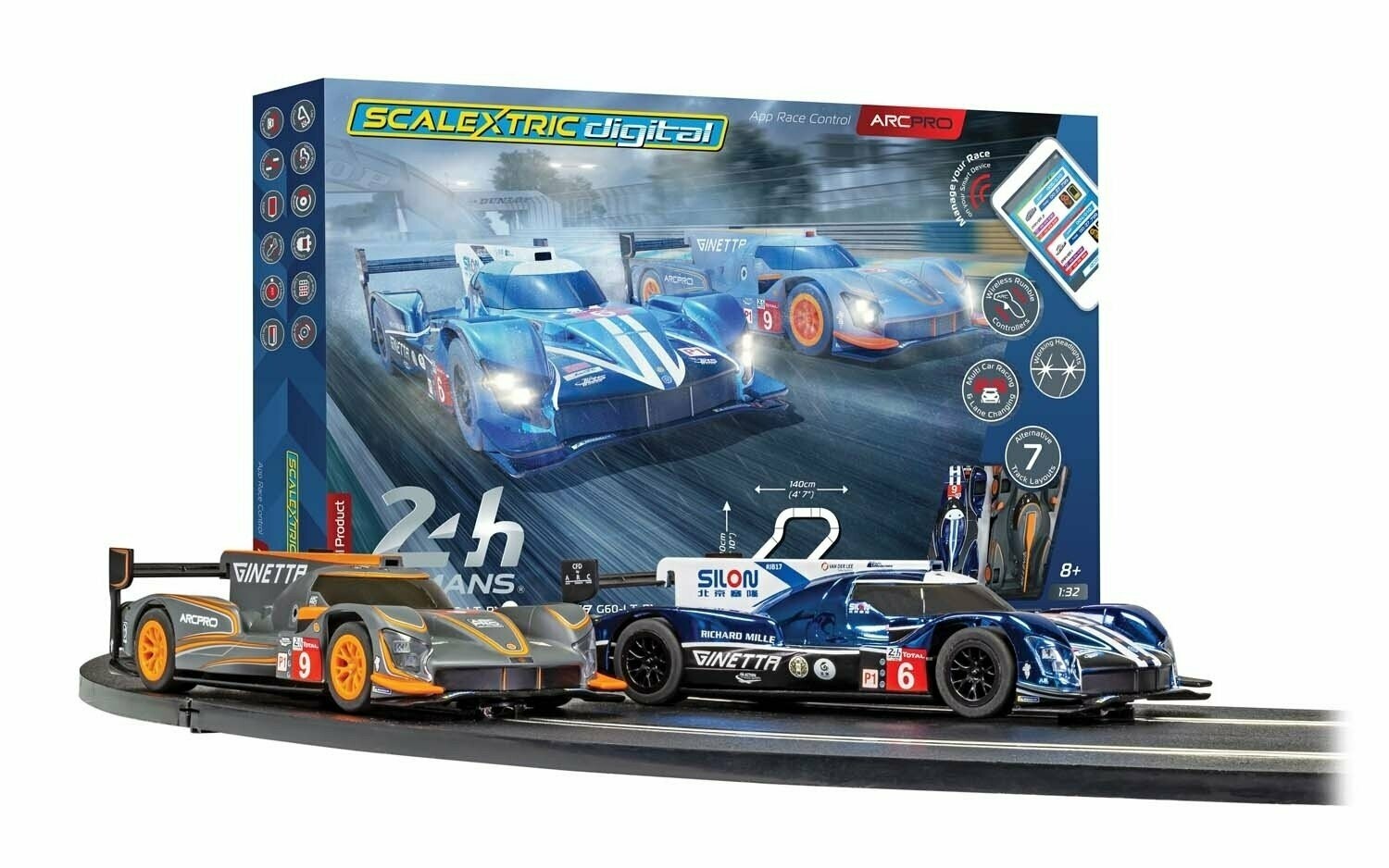 scalextric 24 hour le mans
