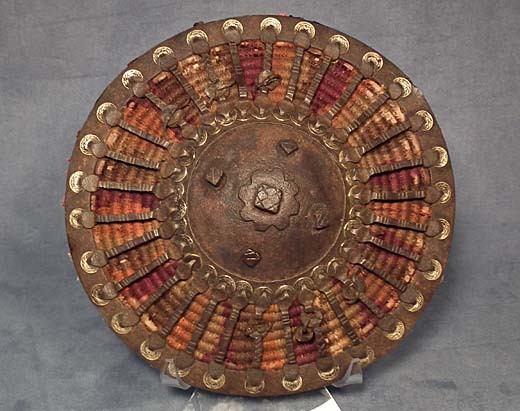 SOLD     Antique 16th-17th century Turkish Ottoman Islamic wicker Shield Kalkan