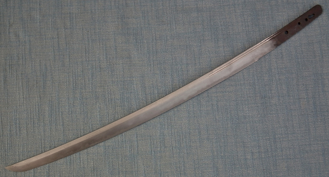 Antique Japanese Samurai Wakizashi Sword Blade Signed Mitsu
 Koto Period