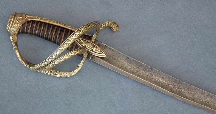SOLD Antique French Napoleonic Senior Light Cavalry Officer Sword Sabre Pattern ANXI