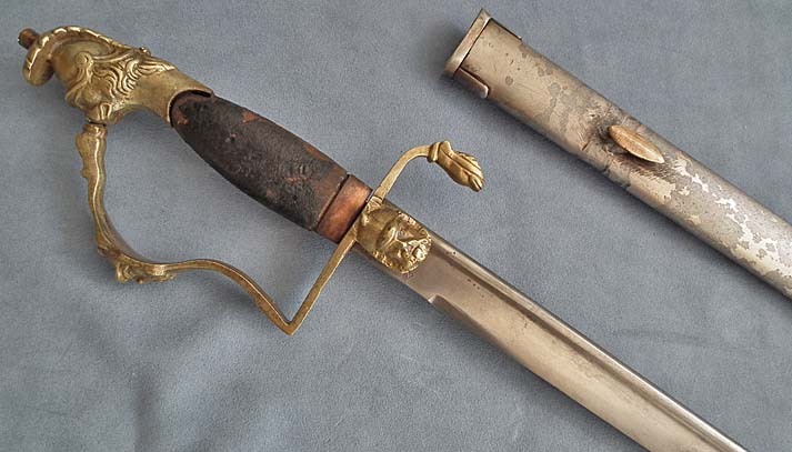 SOLD Antique 19th century German sword in neoclassic manner