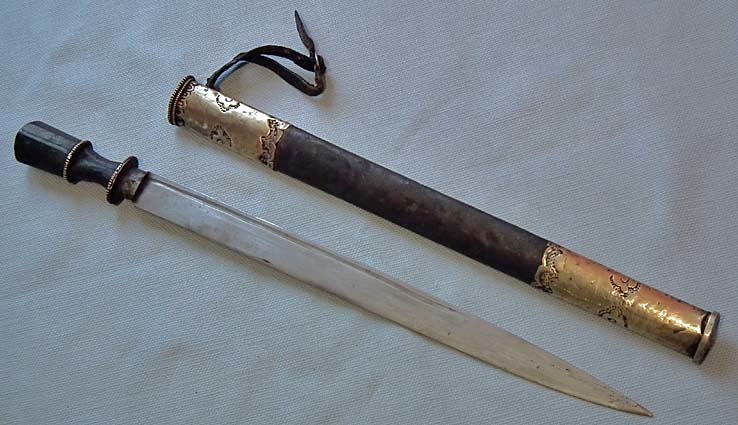 SOLD Antique 18th -19th century Bhutanese - Tibetan Sword Bhutan or Eastern Tibet