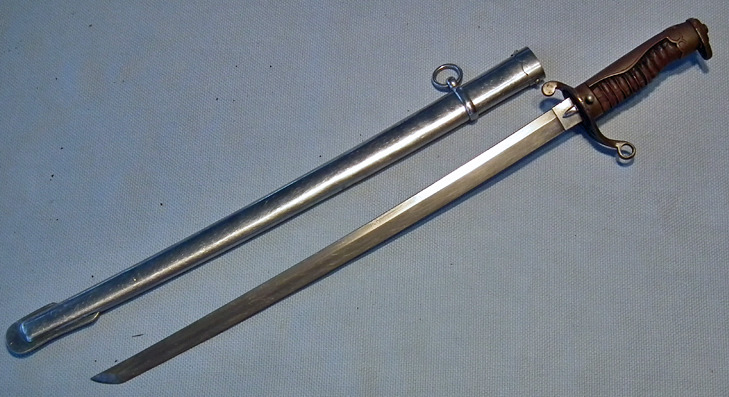 SOLD  Antique Meiji Period Imperial Japanese Police Sword Wakizashi