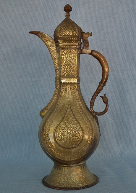 SOLD Antique Central Asian Brass Teapot - Ewer 19th century Bukhara – Samarkand