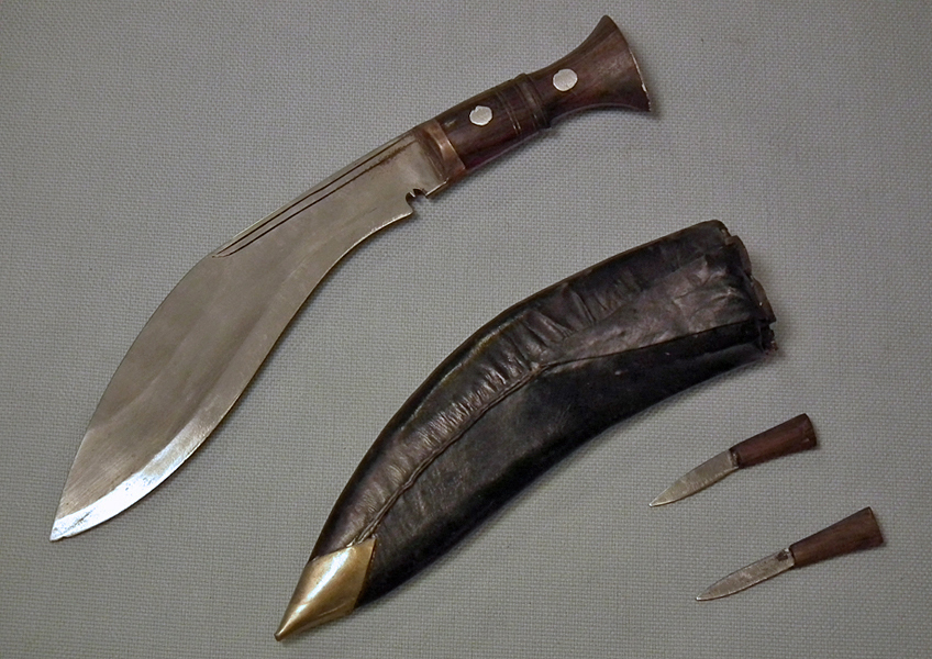 SOLD Antique Military Nepalese Gurkha combat knife kukri / Khukuri