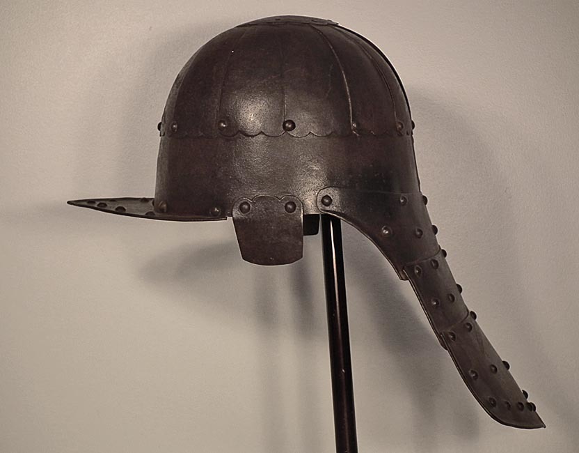 SOLD  Antique 17th Century Polish Winged Hussar's Szyszak Helmet Zischägge