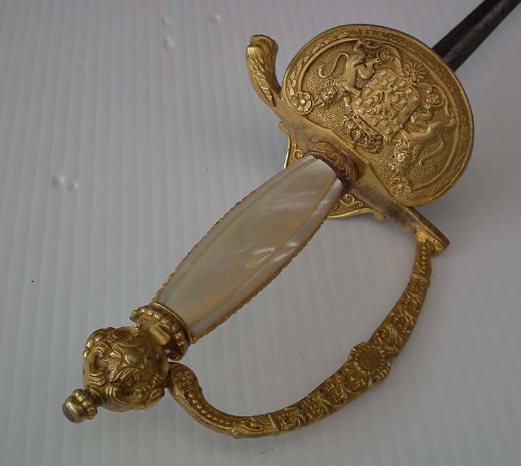 SOLD Antique Dutch Sword With Gold Gild Hilt 19th Century Holland – Netherlands