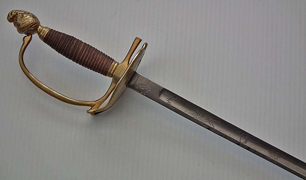 SOLD Antique Early 19th century French Napoleonic Line Infantry Officer's Sword  Epee