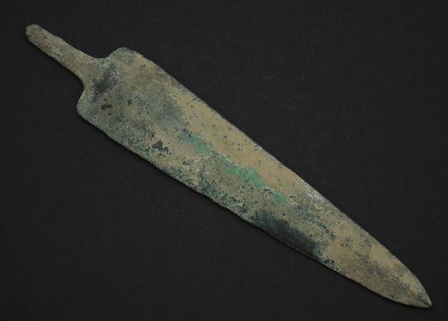 SOLD Ancient Bronze Dagger Blade Holy Land Late Bronze Age II 1400- 1200 B.C.