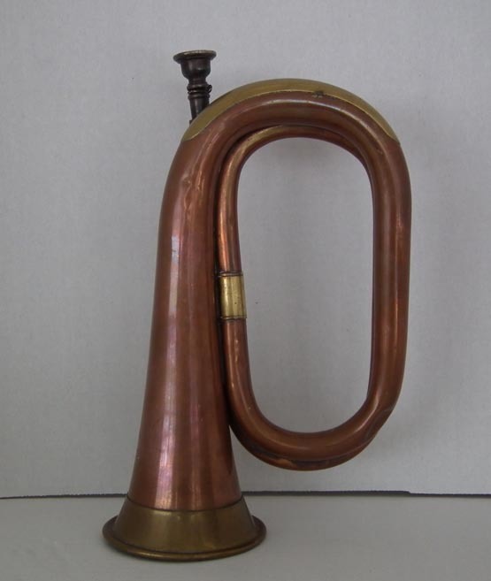 SOLD Antique British – Canadian Military Duty Bugle, A.K.A. M1855 By Beare & Son