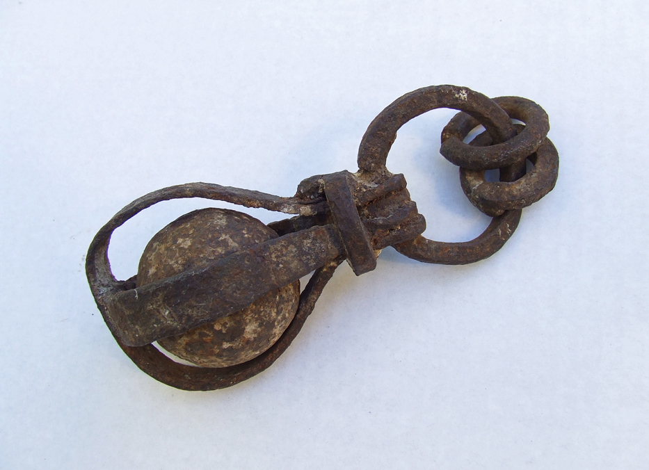 SOLD Antique 16th century German Bauernkrieg Iron Flail Head Mace