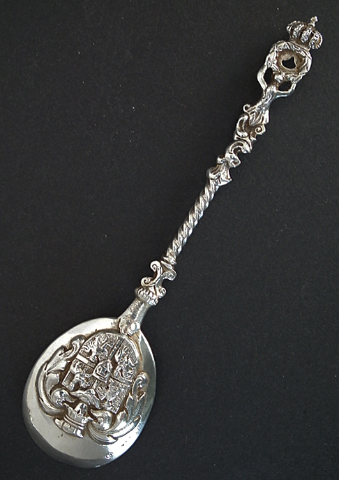 SOLD Antique Armorial  Silver Spoon with Polish – Lithuanian Coat Of Arms Poland