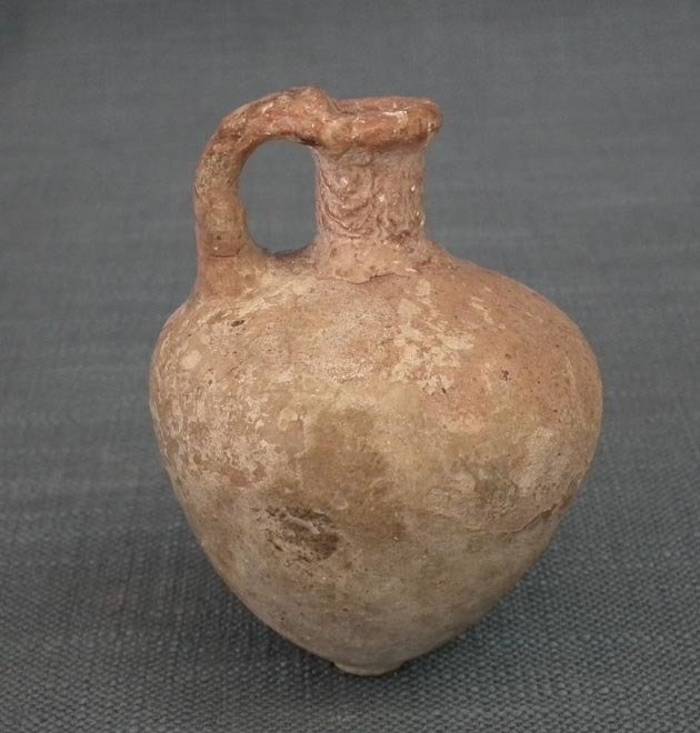 SOLD Ancient Holy Land ca. 1000 BC Time of King David Terracotta Pottery Perfume Flagon