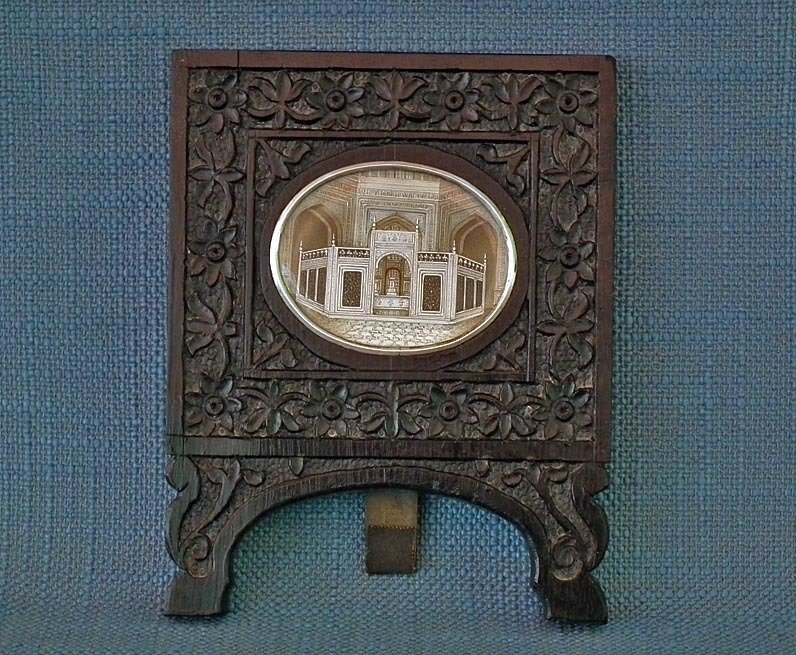 SOLD Antique Indian Miniature Painting Interior Of The Taj Mahal 19th Century India