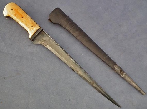 SOLD Antique Indo Persian Dagger Islamic Pesh-Kabz 18th century