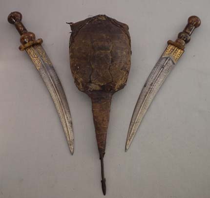 SOLD Set of Two Antique Turkish Ottoman Islamic Daggers 18th century