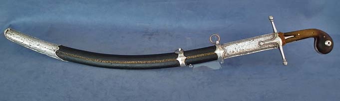 SOLD Rare Antique Turkish Ottoman Sword Kilij with 17th century Blade Damascus Steel Wootz