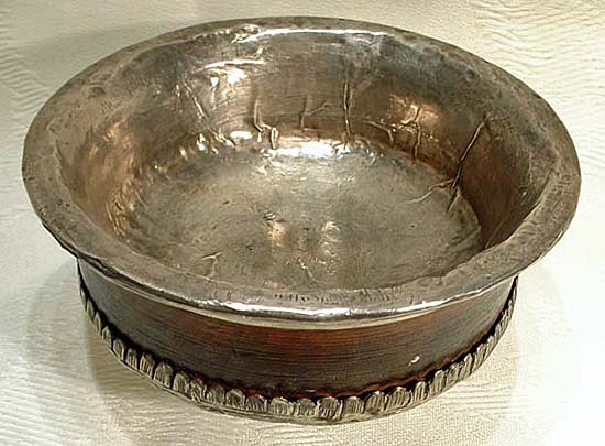 SOLD Antique Tibetan Silver  Buddhist  Bowl