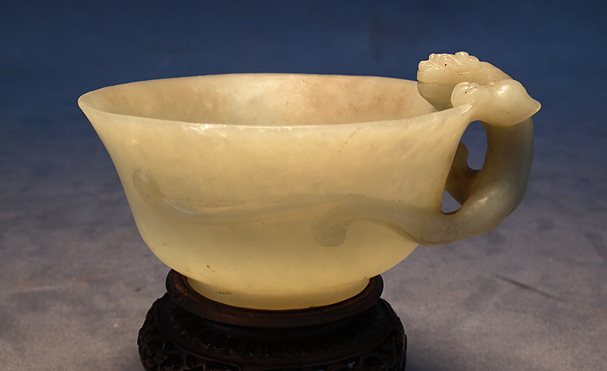 SOLD Antique Chinese Jade Libation Cup Ming - Qing Dynasty 17th century-19th century