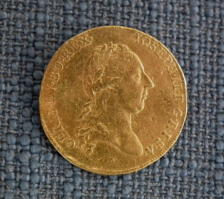 SOLD Austrian Joseph II Gold Coin 1786 A 2 Ducat Austria Holy Roman Empire