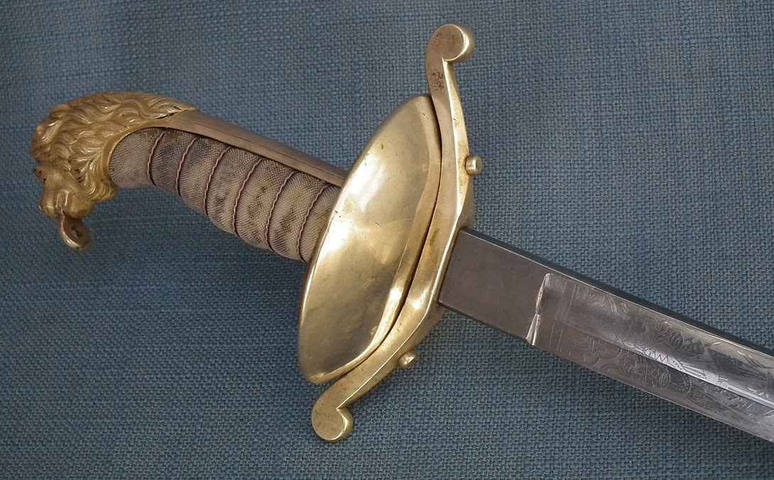 SOLD Rare Antique 19th century Mexican High-Ranking Officer Sword