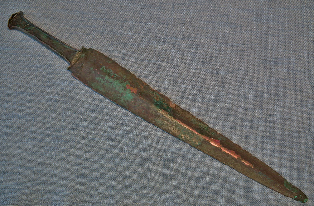SOLD Ancient Western Asiatic Bronze Sword Dagger 1200-900 B.C