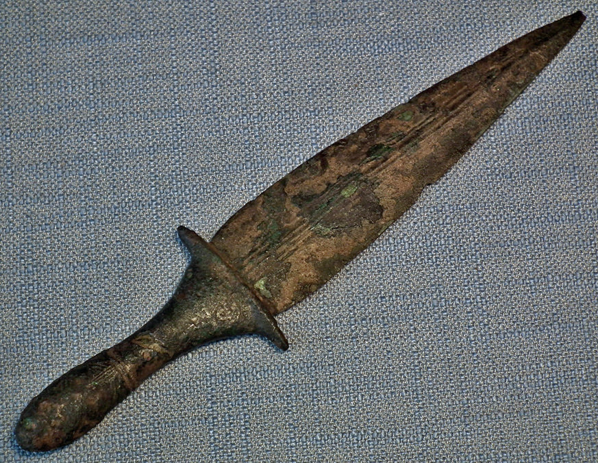 SOLD Ancient Ur Type Bronze Sword Dagger luristan 2600-2350 B.C.
