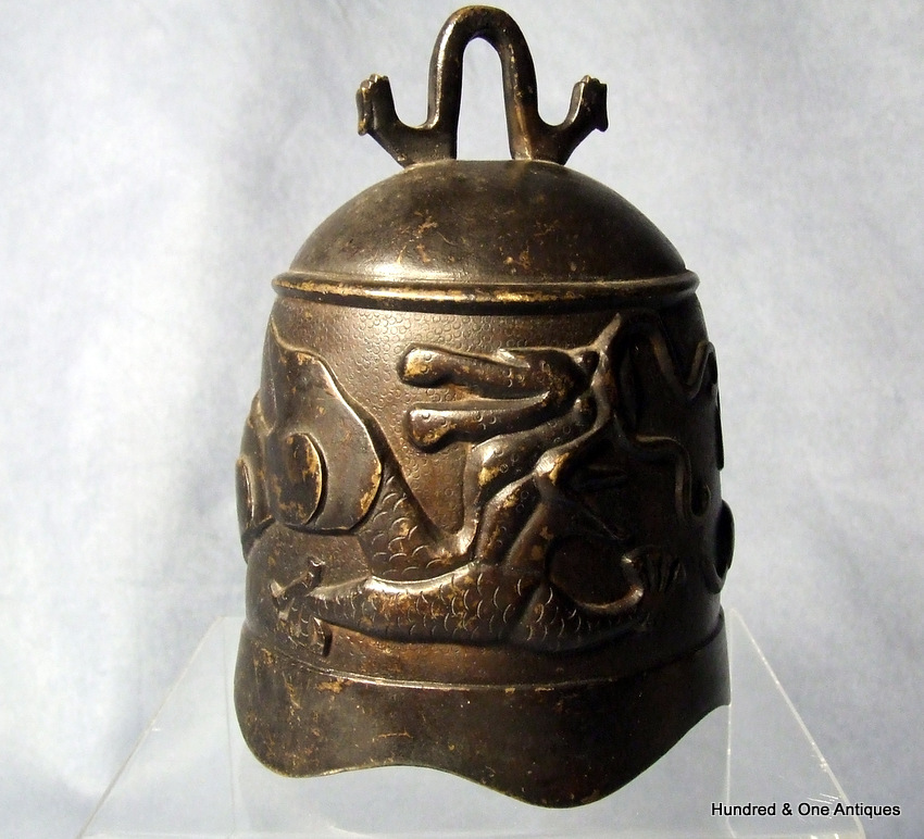 SOLD Antique Chinese Bronze Bell Qing Dynasty 18th-19th Century