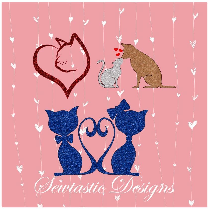 Download Animal Love SVG, Cat SVG, Dog SVG, Cats SVG, Cut File, Iron On, Decal, Cricut, Silhouette ...