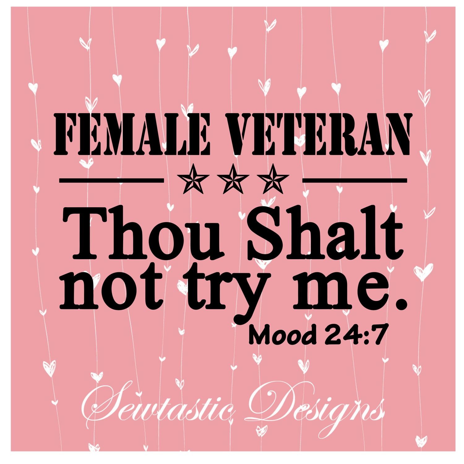 Download Female Veteran SVG, Thou Shall Not SVG, Female SVG ...