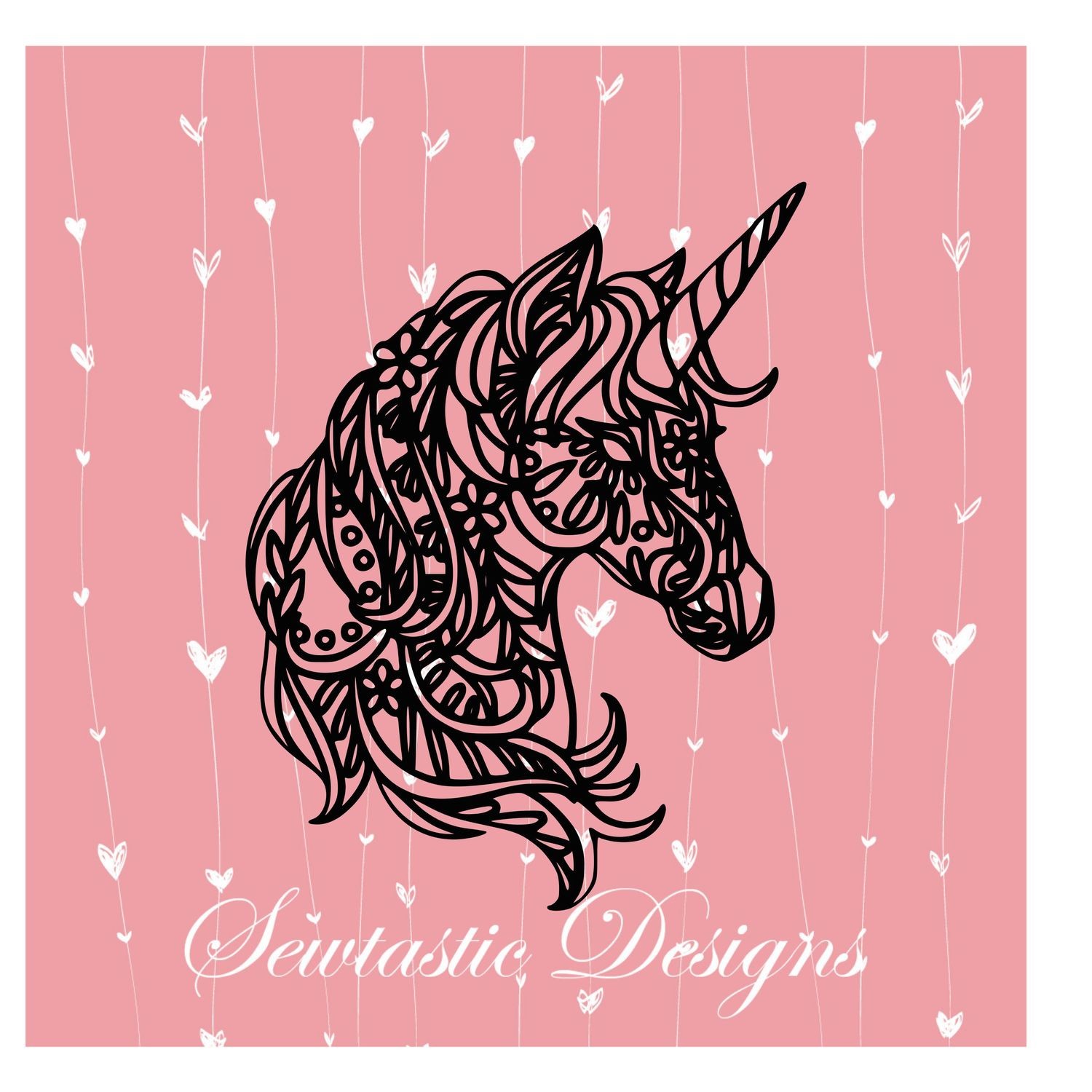 Download Cricut Unicorn Mandala Svg SVG, PNG, EPS, DXF File