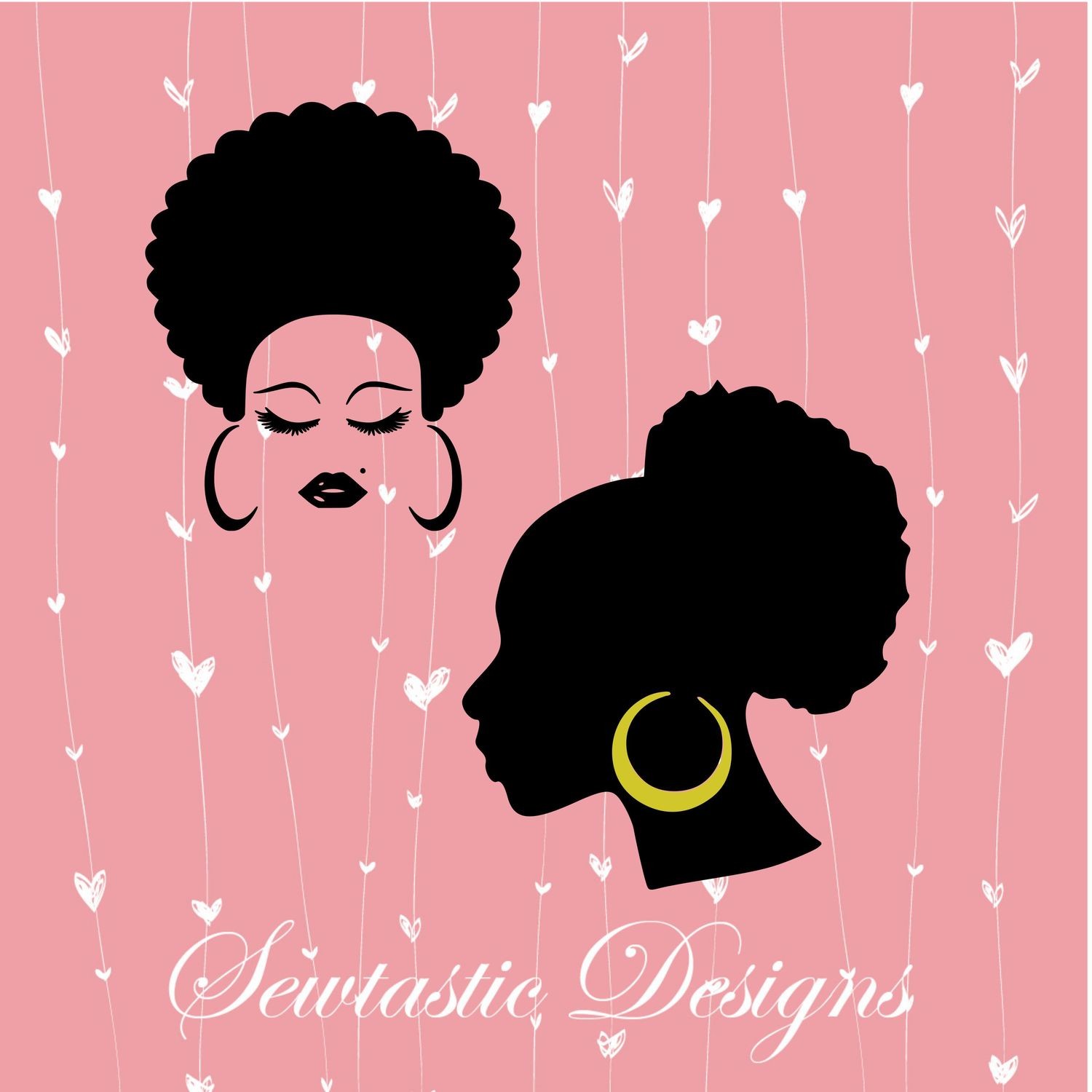 Download Black Girl SVG, Black Woman SVG, African Woman SVG, Afro ...