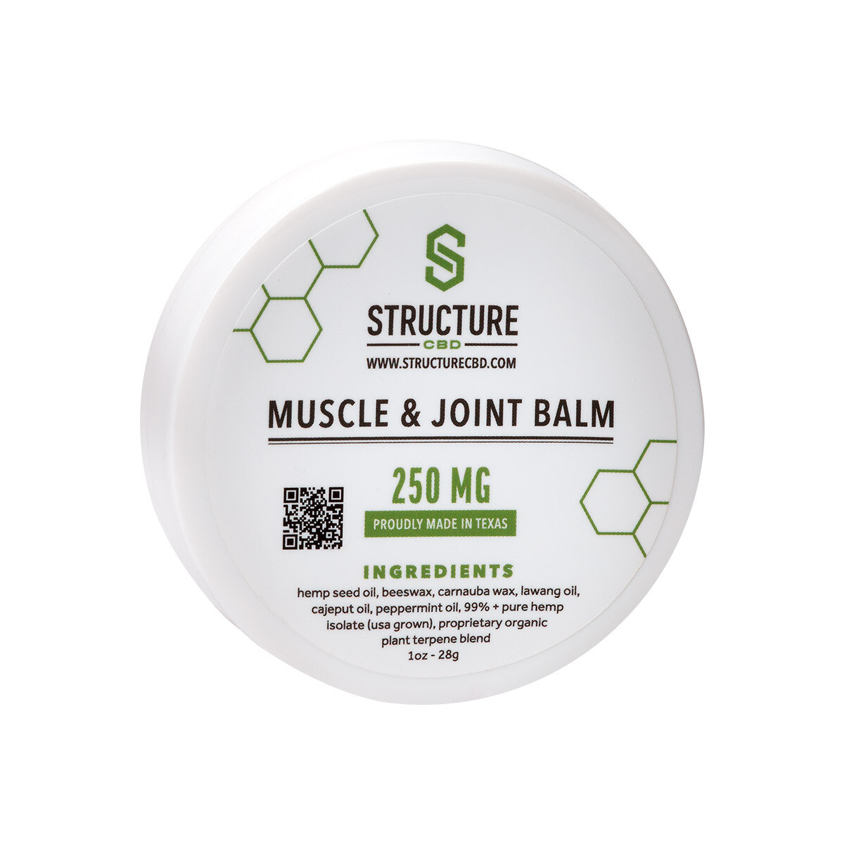 Muscle & Joint Balm Structure CBD San Antonio, Texas Based CBD