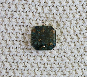 Biomagnetic Research Crystal Catalyst Energy Harmonizer Pendant® - Square Shape BRI-027