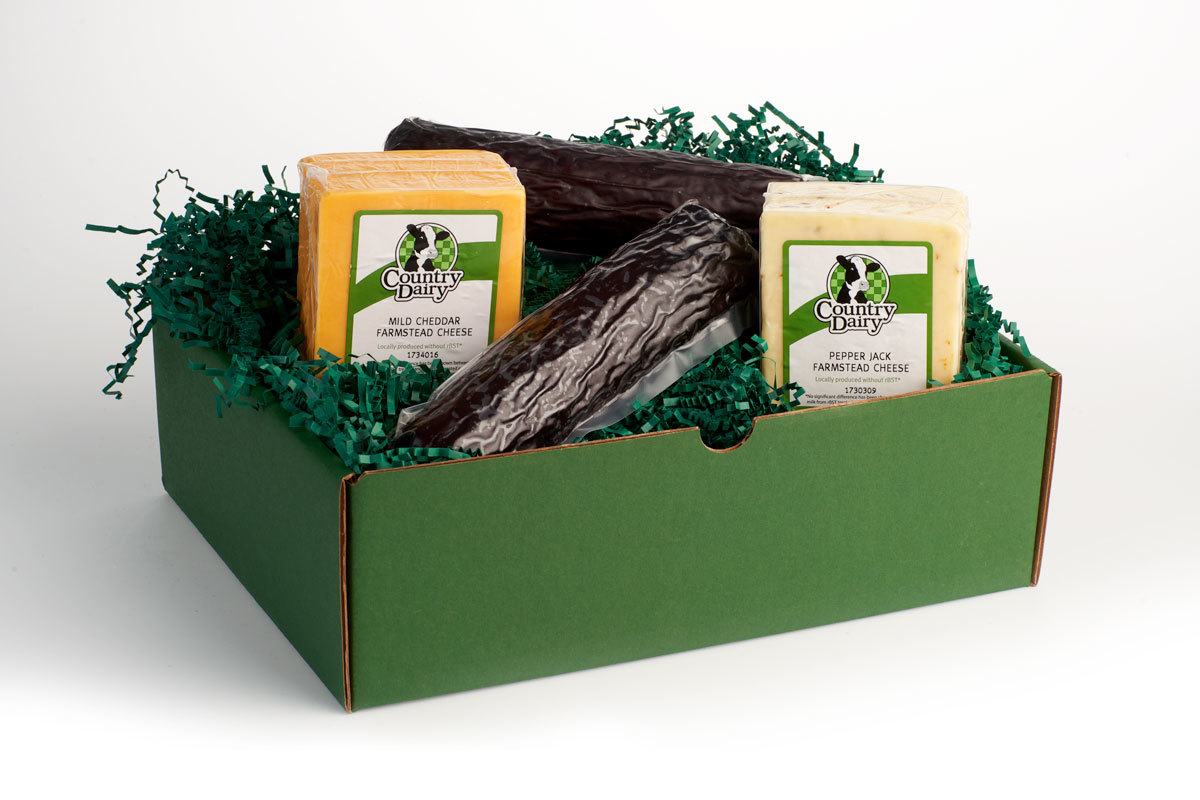 4 lb. Summer Sausage & Cheese Box 00007